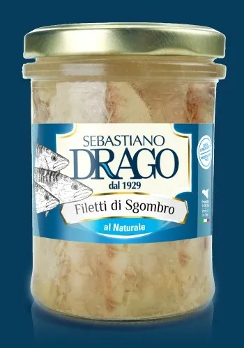 Filetti Di Sgombro Drago In Olio Di Semi 1 Bocce In Vetro Da Gr 200 Conserve