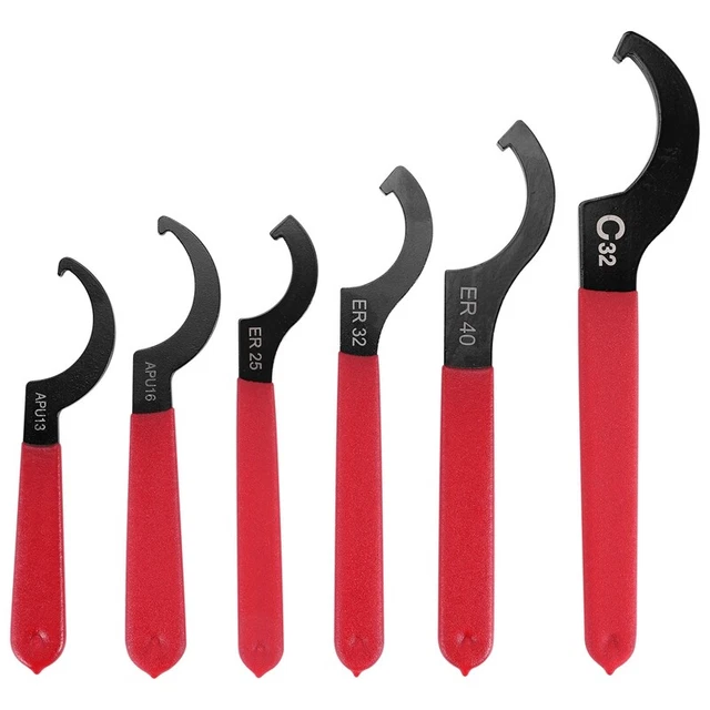 Set chiavi tenditrici 6 pezzi chiavi di serraggio regolabili chiavi di avvolgimento chiavi a gancio G8T4