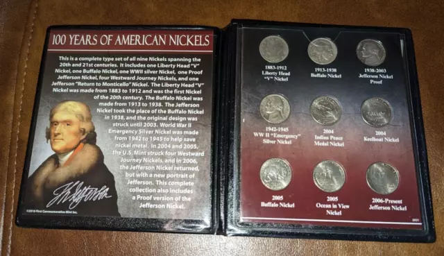 100 Years of American Nickels, First Commemorative Mint, 1905-2006
