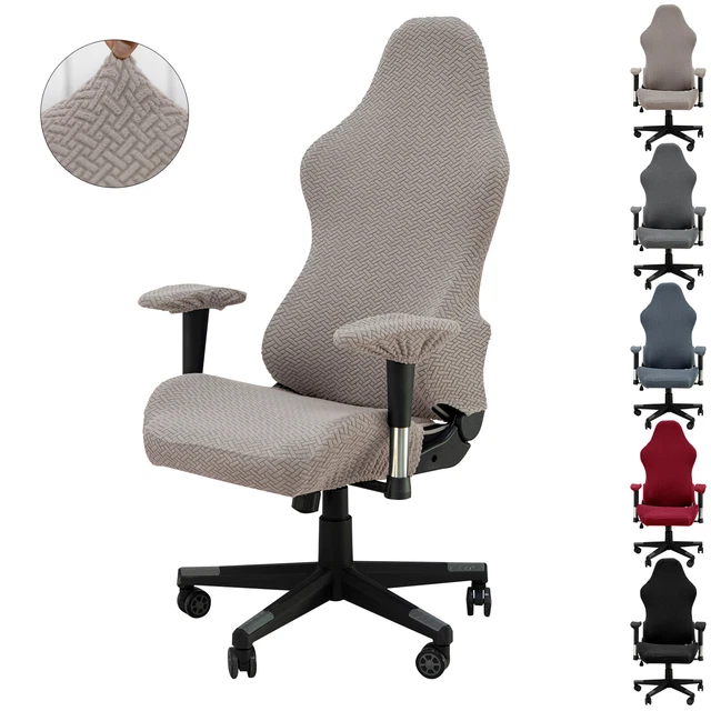Spandex Jacquard Chair Cover Computer Racing Gaming Chair Protector Slipcover