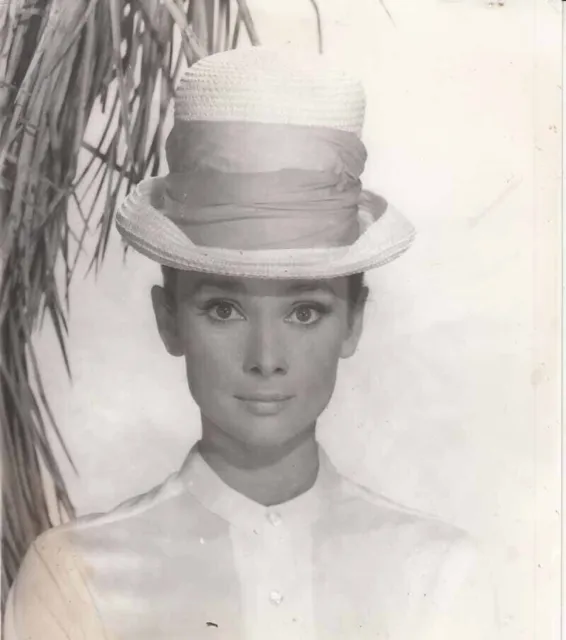 Audrey Hepburn Owned & Worn Tall white Top Hat from Stylist Sydney Guilaroff