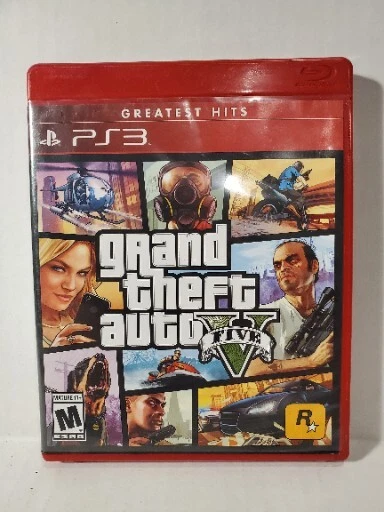 GRAND THEFT AUTO V GTA V (Sony Playstation 3, Greatest Hits) nuovo
