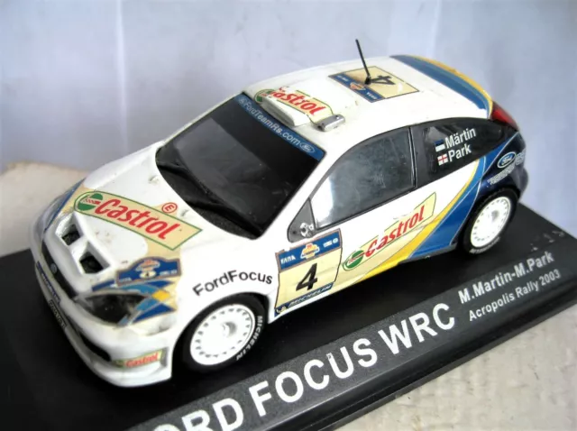 FORD FOCUS WRC Rally Acropolis 2003 - Ixo sous blister