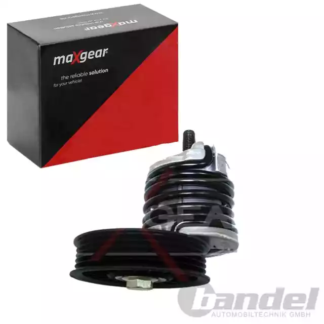 MAXGEAR Tendeur de Courroie Trapézoïdale à Nervures Convient pour Audi A4 A6 VW