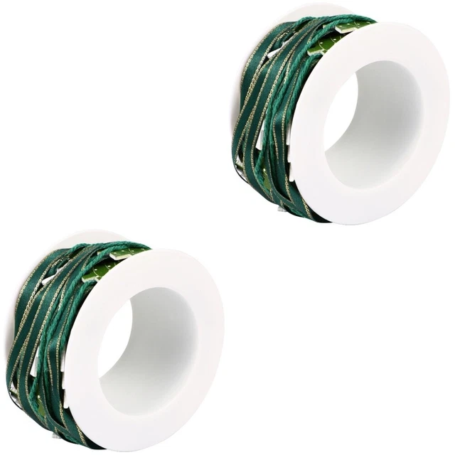 2 rollwired christmas ribbon en Weihnachten Dekorative Bänder Hochzeit Band Weih