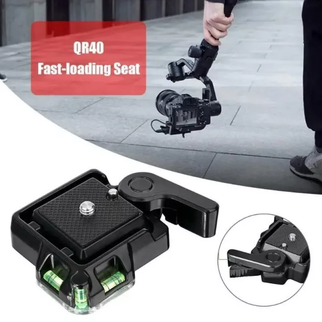 New QR40 Camcorder Tripod Monopod Ball Head Quick Release Camera Tripod for DSLR