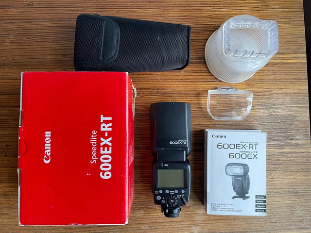 Canon Speedlite 600EX-RT Blitzschuhanschluss Aufsteckblitz defekt (reparierbar)