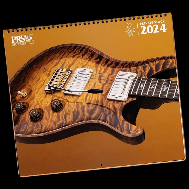 PAUL REED SMITH Prs Private Stock 2024 Calendar Limited Edition Brand