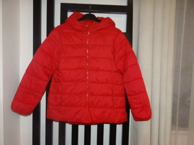Girls Matalan coat/ red padded jacket great for Spring size 11 years