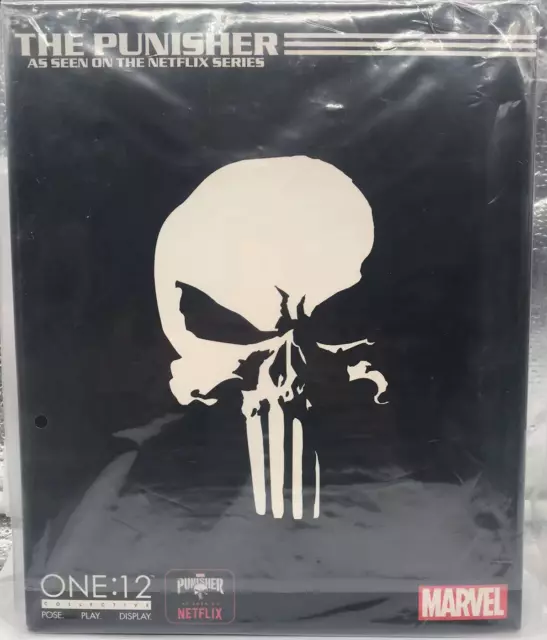 Mezco Toy One:12 Collective Punisher Marvel Netflix Action Figure Authentic NISB