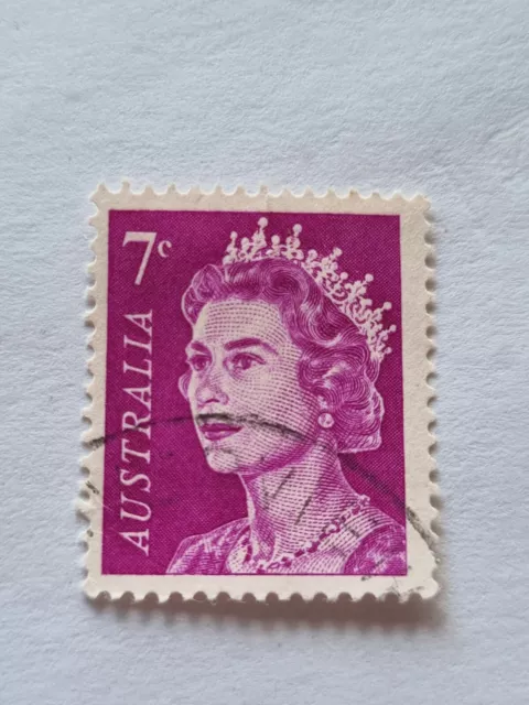 Australia Queen Elizabeth II Stamp 7c Australian Stamp used