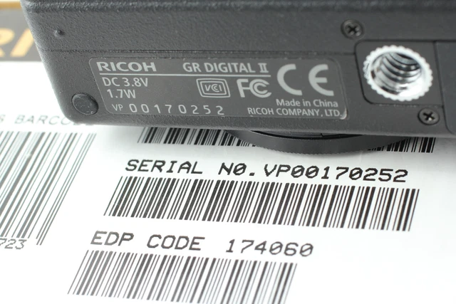 [MINT in Box] RICOH GR Digital II 10.1MP digital Camera black From JAPAN 11