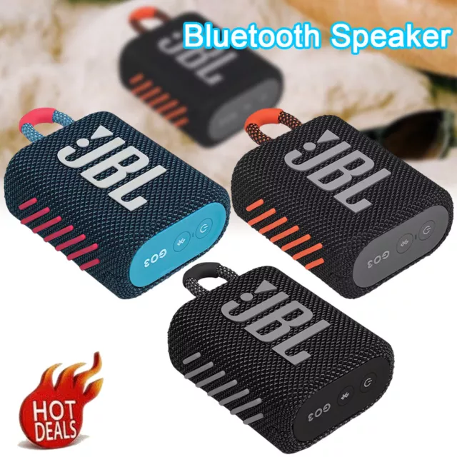 JBL Go3 Portable Bluetooth Waterproof Speaker Wireless Mini Outdoor Cannon NEW