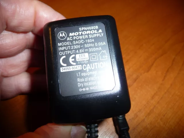 Genuine Motorola SPN4680B - SADC-1604 AC Power Supply Charger