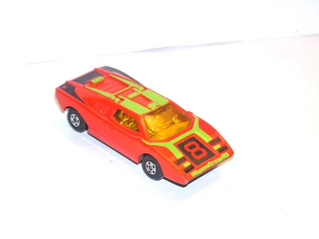 Matchbox Superfast N°27 – Lamborghini Countach Jaune 1972, 1/64, état TBE
