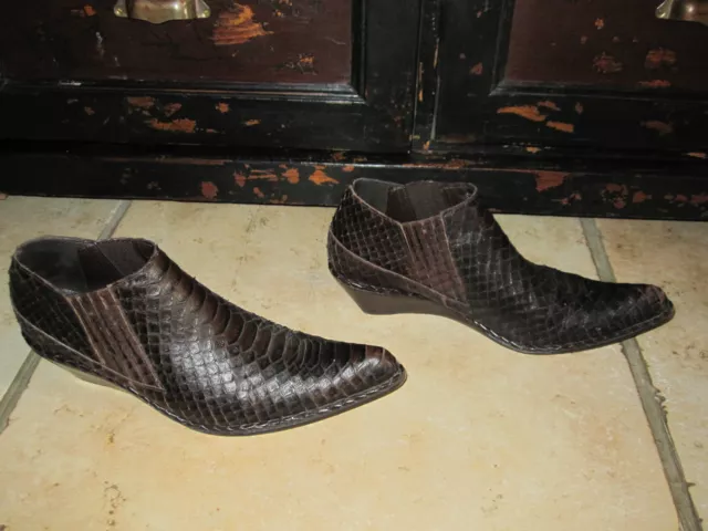 Tres Belles Chaussures En Cuir Marron Stephane Kelian T 38 38,5 39 Uk 5,5 En Tbe