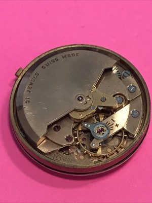 FELSA 4002 Automatico Orologio Movimento TECHNOS Quadrante Mani-finitura dorati funzionante 