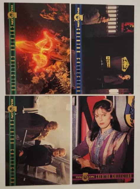 1996 BABYLON 5 Season 1 CREATORS COLLECTION 4 Chase INSERT CARDS 1 6 7 10 Skybox