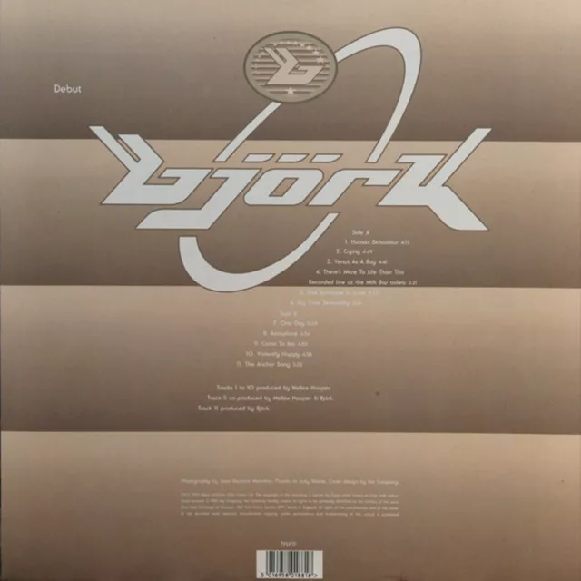 BJORK LP Bjork DEBUT Heavyweight VINYL Album New SEALED 2