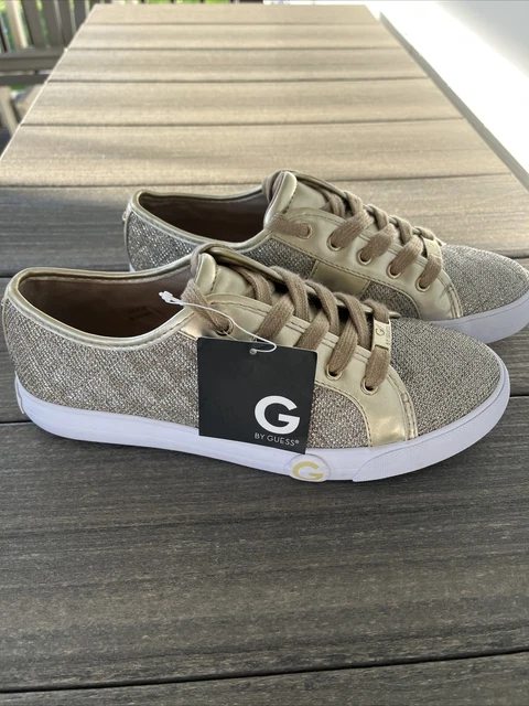 GUESS WOMEN S GOLD Glitter Quilted Fashion Sneakers Shoes Size 8.5 M NEW 27.99 PicClick