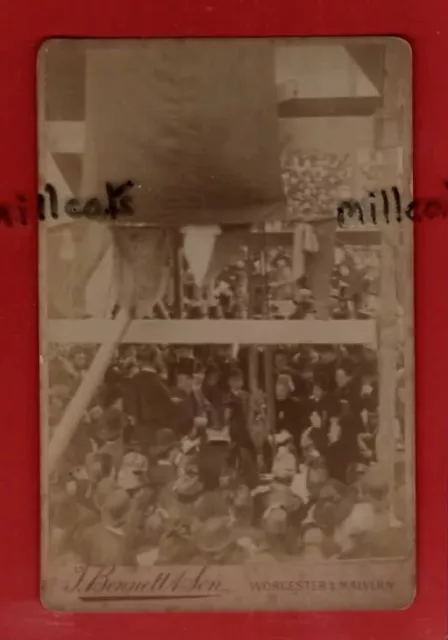 Worcestershire.  Malvern.  Foundation Stone Laying.  1888 Photograph