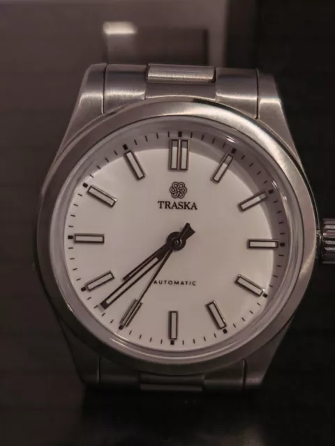 Traska Commuter 2nd Generation - Artic White Dial 38mm