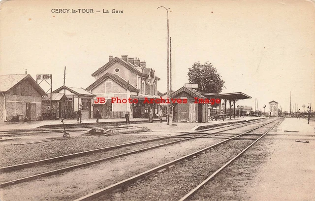 France, Cercy-la-Tour, La Gare, Train Railroad Depot, Exterior View