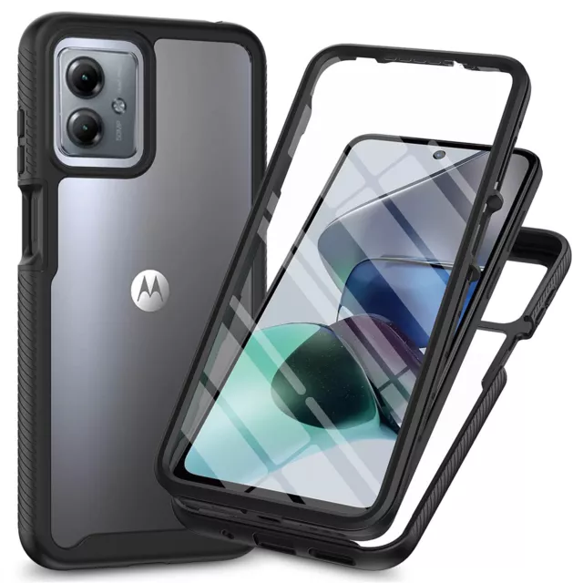 Motorola Moto G14 Étui 360 Degré Portable avec Intégré Protection D'Écran