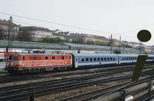 (!!!) Originaldia Eisenbahn: Öbb 1110+Express Wiener Walzer /Railway Austria