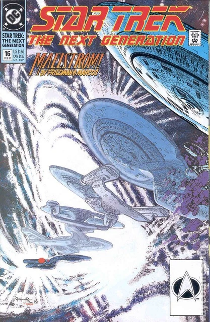 Star Trek The Next Generation #16 VF 8.0 1991 Stock Image