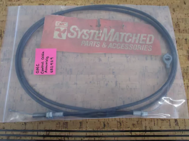 *NEW OEM* 0820 OMC Johnson Evinrude Control Cable Assembly 682929 0682929