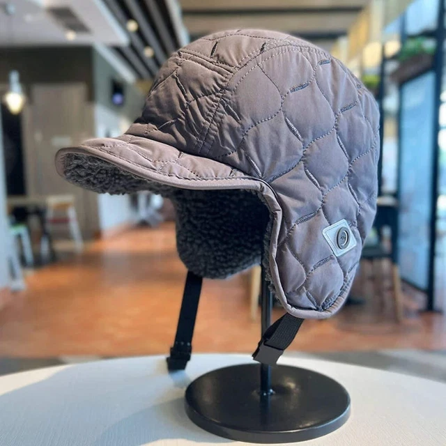 Chapeau De Trappeur Sherpa Avec Doublure Thinsulate 3M | Cache-oreilles, Fermeture à Pression, Pour Hiver Très Froid