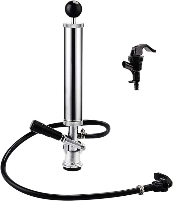 8" Keg Pump D-System Keg Pump Complete US Beer Keg Pump for Sankey Keg Party Pum