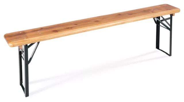 Panchina da Giardino in Legno Panca Birreria Esterno Campeggio Pieghevoli 177cm