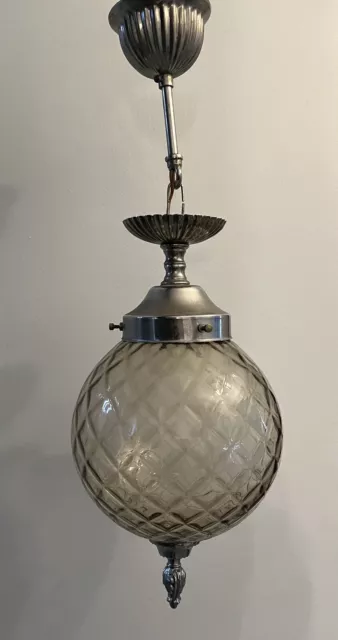 Deckenlampe Jugendstil Hängelampe Antik  Lampe  Art Deco Glaskugel 20 Cm