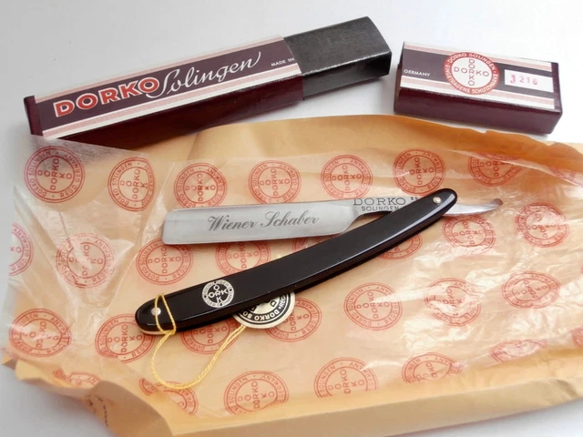 RASIERMESSER WIENER SCHABER DORKO TOP Cute Straight Razor Solingen