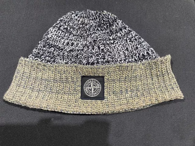 Stone island ice knit beanie deals