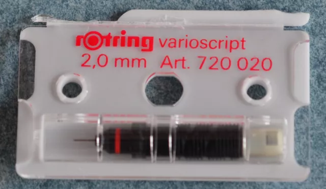 5 verschiedene Rotring-Varioscript Einsätze für Tuschefüller in OVP