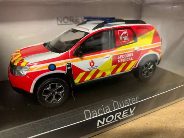 NOREV 509050 Dacia Duster 2020 Pompiers - Secours Medical    1/43