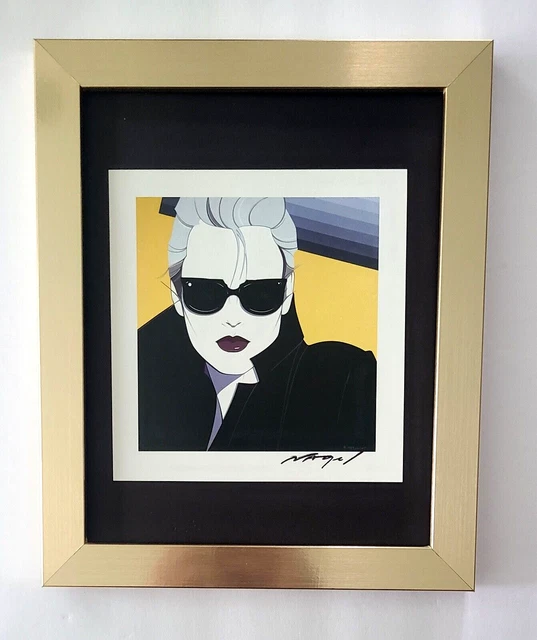 Patrick Nagel + Beautiful 1990'S Signed Pop Art Print + With New Frame Patrick Nagel + Beautiful 1990'S Signed Pop Art Print + With New Frame