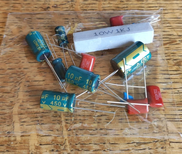 ROCKOLA AMPLIFIER CAPACITOR Rebuilt Kit Model "O" 1422 1424 1426 39.