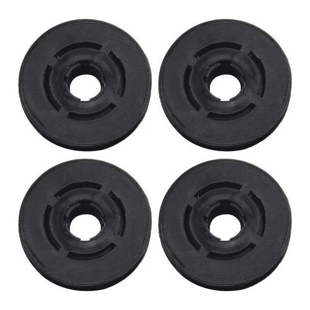 Clips/rivets En Plastique Universels Noir - Lot De 50 Pièces, Diamètre Trou 4mm, Pour Garniture Auto, Pare-chocs