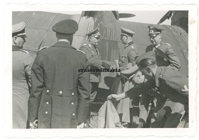 ORIG. FOTO GENERAL der Pioniere Alfred Jacob am Flugplatz SYLT ...