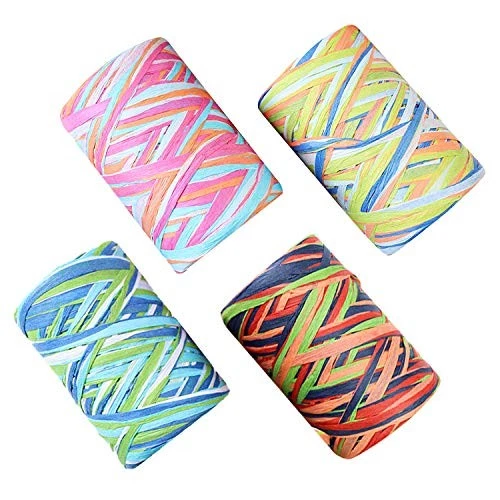 Nastro Di Rafia Verde 200mt - Spago Naturale Per Regali, Imballaggi, Decorazioni Fai Da Te, Con Forbici - Foto 14