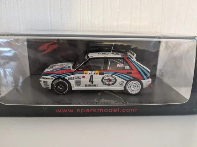Lancia Delta HF intégrale Winner Monté Carlo 1992 1/43 IXO - Collection