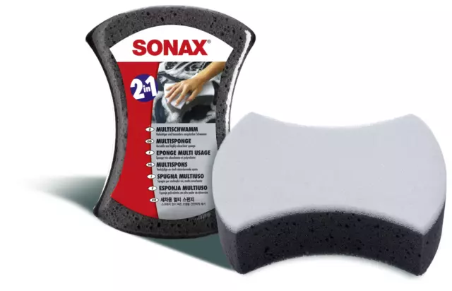 SONAX 2 in 1 Multi-Sponge Car Sponge 428000 Insect Sponge Car Wash