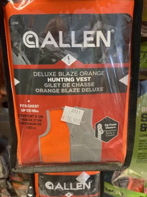 Allen Deluxe Hunting Vest Blaze Orange Large