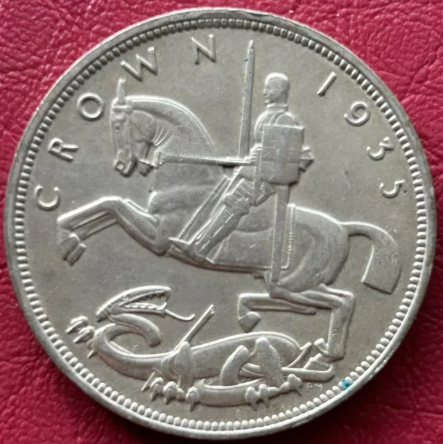 GB - George V “Silver Jubilee” 5/- Crown .500 Silver Coin - 1935 (GY54)