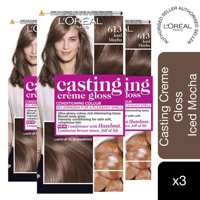 L'OREAL PARIS CASTING Creme Gloss Semi Permanent Hair Dye, 613 Iced