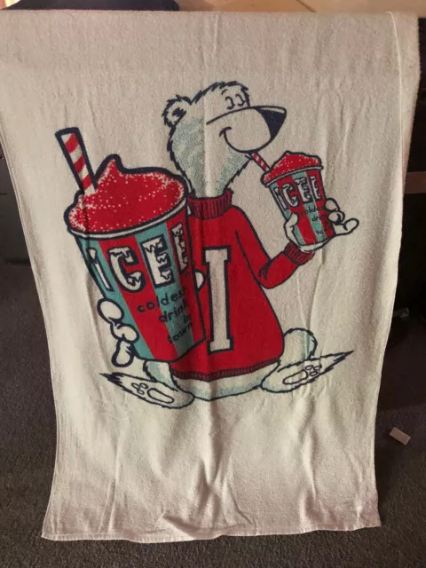 Icee Bear Animated Polar Bear Towel Brand New